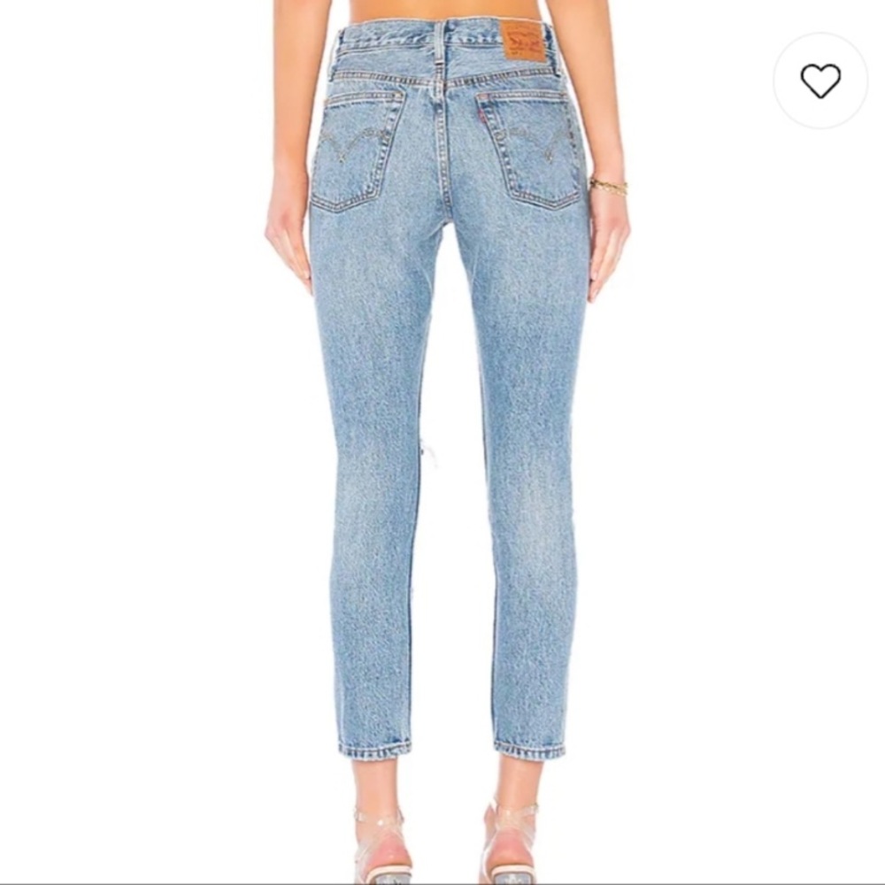 Levi's Premium distressed jeans 501 skinny blue - Picture 7 of 15